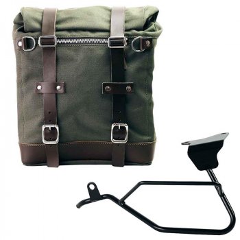 Scram 帆布包 22L-30L + Moto Guzzi V100 Mandello 左车架