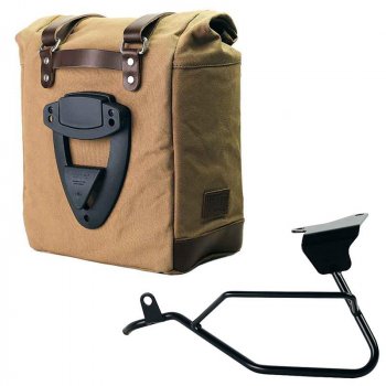 Scram 帆布包 22L-30L + Moto Guzzi V100 Mandello 左车架