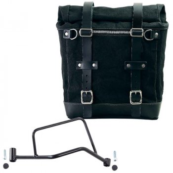 Scram 帆布侧挂包 22L-30L + 右框架 R 1200 R LC