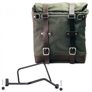 Scram 帆布侧挂包 22L-30L + 右框架 R 1200 R LC