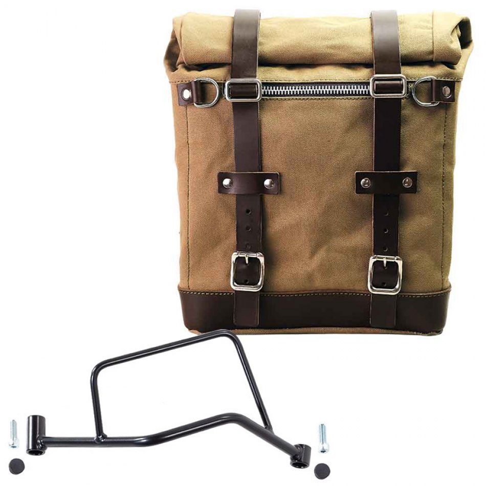 Scram 帆布侧挂包 22L-30L + 右框架 R 1200 R LC