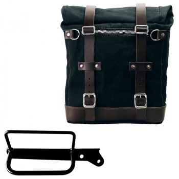 Scram 帆布包 22L-30L + Royal Enfield Hunter 350 右车架