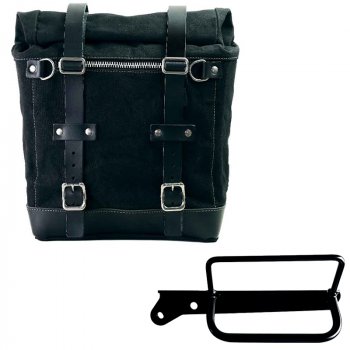 Scram 帆布包 22L-30L + Royal Enfield Hunter 350 左车架