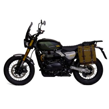 Scram 帆布包 22L-30L + Triumph Street Scrambler 900（2026 年及之后）左框架