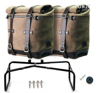 两个分开的皮革侧袋+双框架NineT