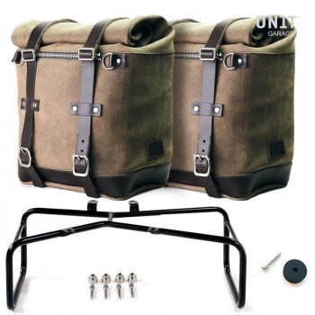 两个分开的皮革侧袋+双框架NineT