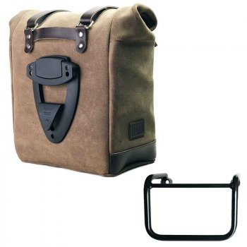 Scram 二层皮革侧袋 22L-30L + 宝马 R12 底盘左