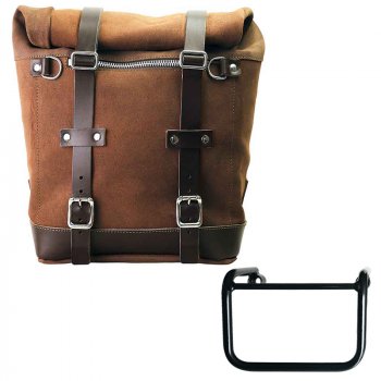 Scram 二层皮革侧袋 22L-30L + 宝马 R12 底盘左