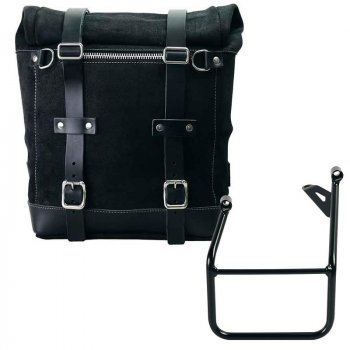 Scram 二层皮革侧袋 22L-30L + BMW R1300GS 车架左