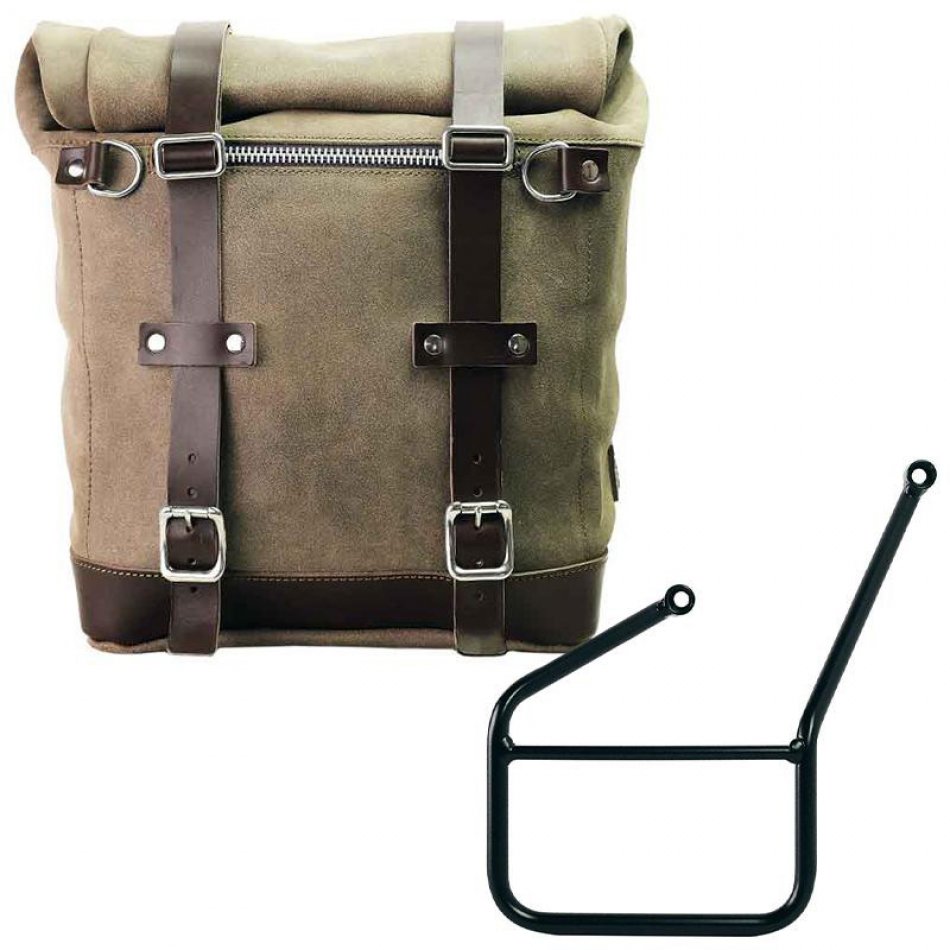 打蜡麂皮侧包 + HUSQVARNA 左副车架