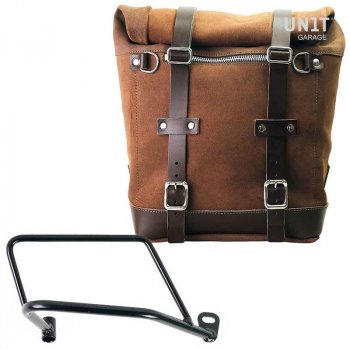 22L-30L Scram 分体皮革侧挂包 + 右川崎 Z900RS 车架