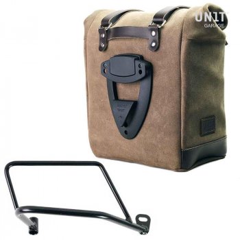 22L-30L Scram 分体皮革侧挂包 + 右川崎 Z900RS 车架