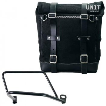 22L-30L Scram 分体皮革侧挂包 + 右川崎 Z900RS 车架