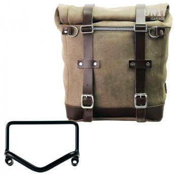 22L-30L Scram 分体皮革侧包 + R18 鱼尾排气框架