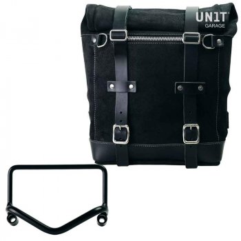 22L-30L Scram 分体皮革侧包 + R18 鱼尾排气框架