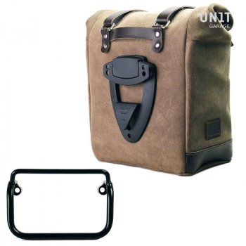 22L-30L Scram Saddlebag 分体皮革 + 框架 R18 用于直管排气