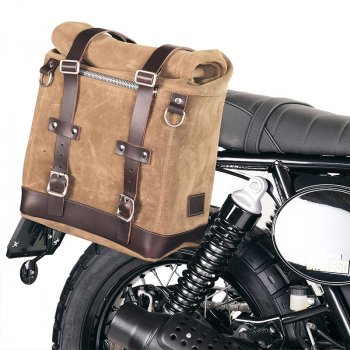Scram 侧包，采用硬皮，22L-30L + 框架 Royal Enfield Bear 650