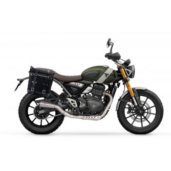 Scram 剖层皮侧包 22L-30L + Thriumph Scrambler 400 X DX 框架（仅与我们的低排气代码兼容：4206Low）