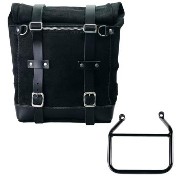 Scram 二层皮革侧袋 22L-30L + Triumph Speed 400 & Scrambler 400 X 车架左