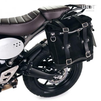 Scram 二层皮革侧袋 22L-30L + Triumph Speed 400 & Scrambler 400 X 车架左