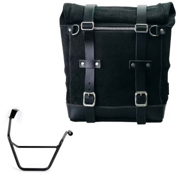 Scram 二层皮革侧袋 22L-30L + Triumph Street Scrambler 900（2026 年及之后）右侧车架