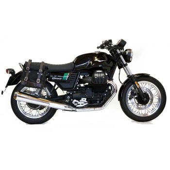 帆布侧袋+ Guzzi V7 DX镜架