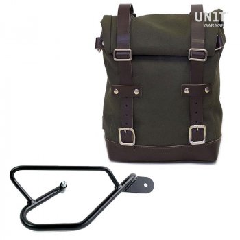 帆布侧袋+ Guzzi V9 Bobber DX镜架
