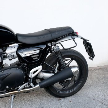 帆布侧袋+ Triumph Speed Twin SX镜架