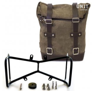 侧袋采用分体皮革+双NineT对称框架