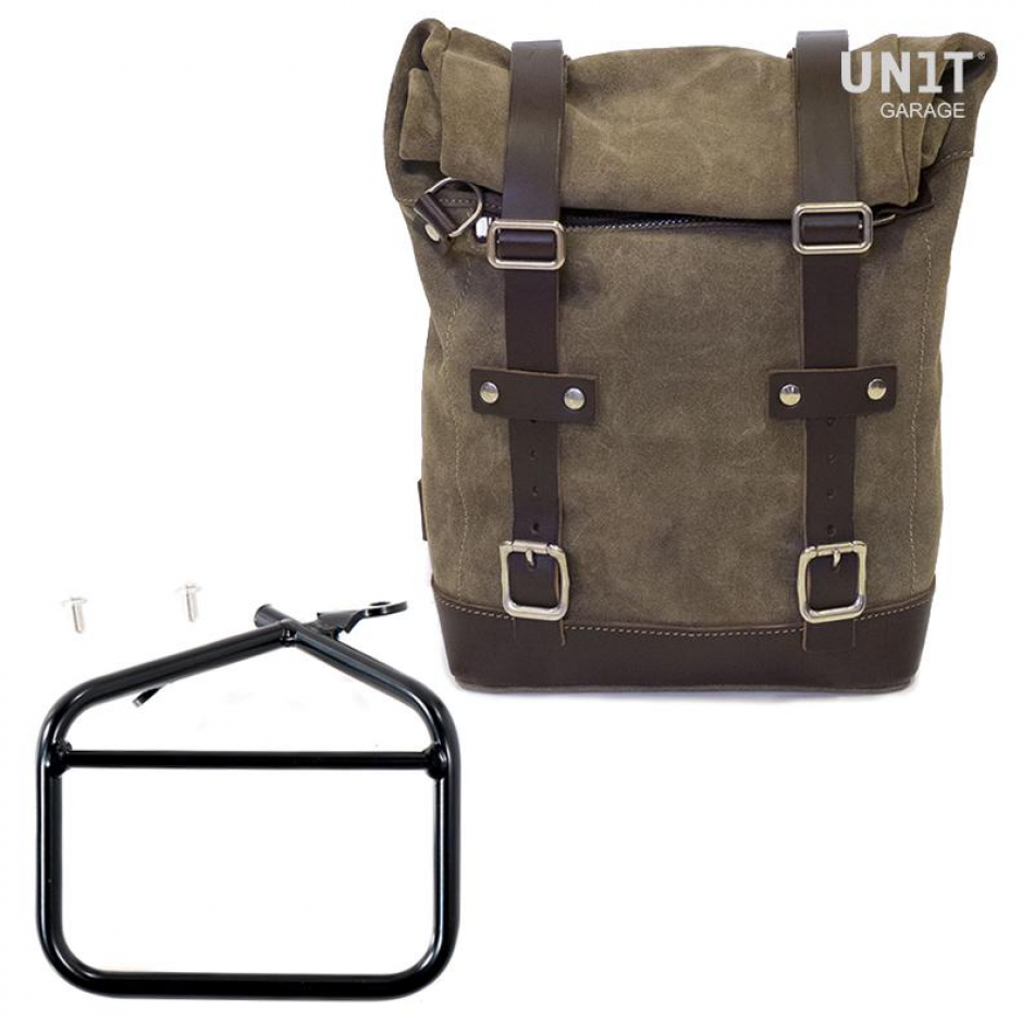 侧袋采用分体皮革+ Ducati Scrambler DS框架