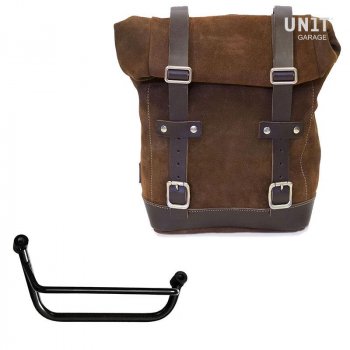 剖层皮侧袋+ Guzzi V85 TT车架