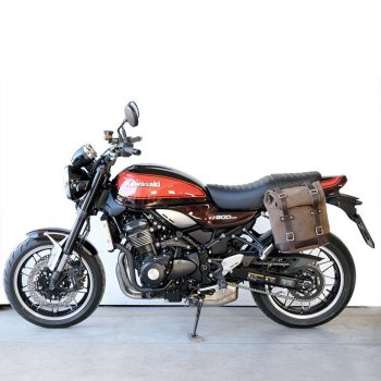 皮革分体侧袋+ Kawasaki Z900RS框架