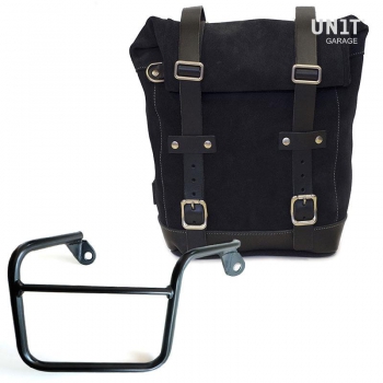 侧袋采用分体皮革+ Mash DX框架