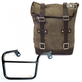 侧袋采用分体皮革+ Mash DX框架