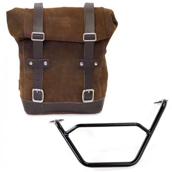 侧袋采用分体皮革+ R1200 GS LC框架