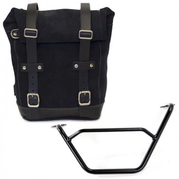 侧袋采用分体皮革+ R1200 GS LC框架