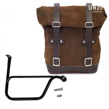 皮革分体侧袋+ Triumph Speed Twin DX框架