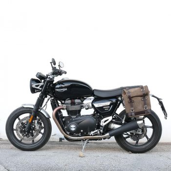 皮革分体侧袋+ Triumph Speed Twin SX框架