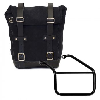 打蜡麂皮侧挂包 + 左副车架 Triumph Trident 660