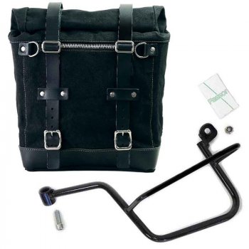 帆布侧袋+ Guzzi V7 SX镜架