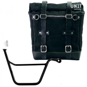 帆布侧袋+ Triumph T100 Bonneville DX镜架 (2001-2016)