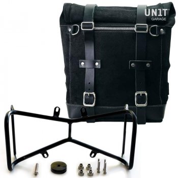 侧袋采用分体皮革+双NineT对称框架