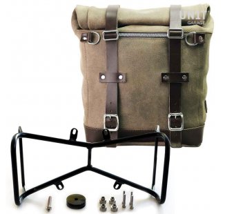 侧袋采用分体皮革+双NineT对称框架