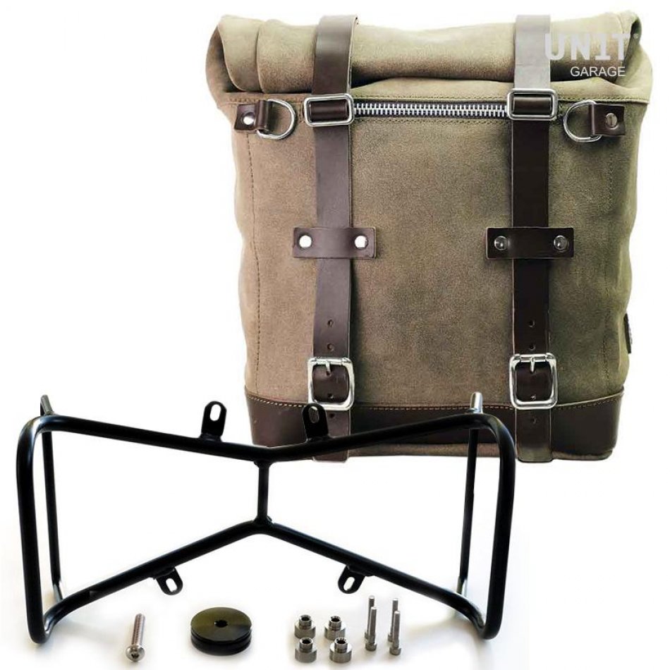 侧袋采用分体皮革+双NineT对称框架