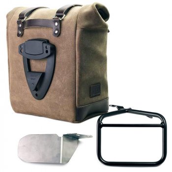 22L-30L Scram Saddlebag 分体皮革 + Ducati Scrambler DX 车架