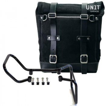 侧袋采用分体皮革+ husqvarna vitpilen 701框架