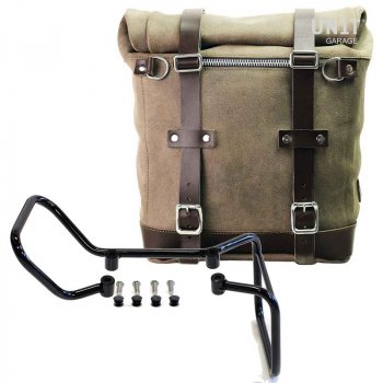 侧袋采用分体皮革+ husqvarna vitpilen 701框架