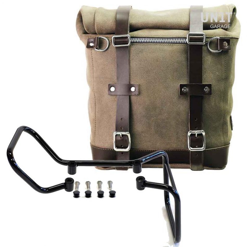 侧袋采用分体皮革+ husqvarna vitpilen 701框架