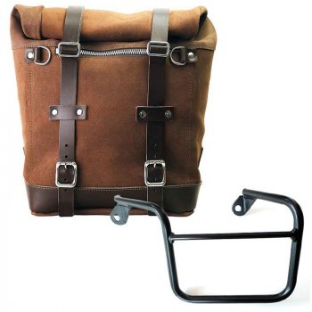 侧袋采用分体皮革+框架Mash SX