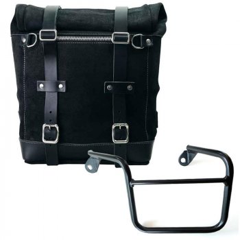 侧袋采用分体皮革+框架Mash SX